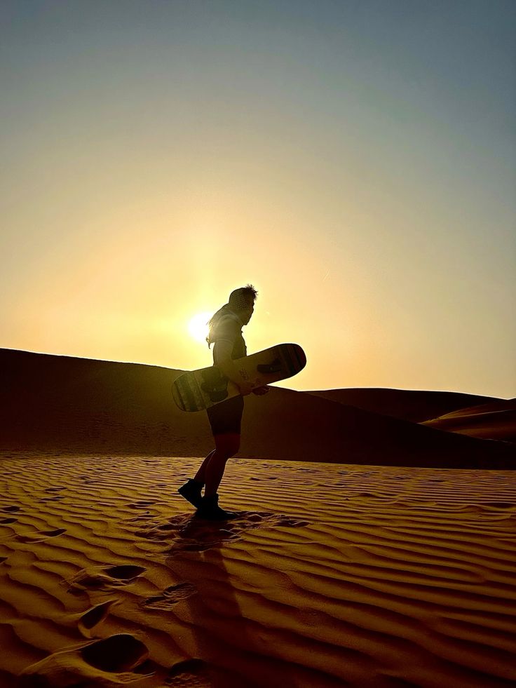 Experience the thrill of sandboarding 