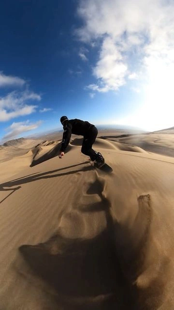 Sandboarding in Timlaline